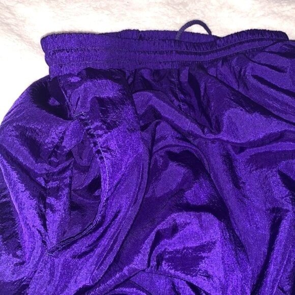 Lavon Petites Retro Tracksuit Jacket & Pants Nylon PM Purple & Multicolor - Picture 11 of 14